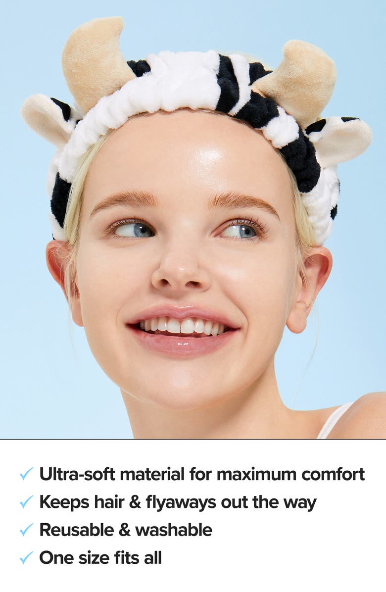 I DEW CARE Cow Headband, Alternate, color, 