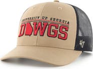 '47 Men's '47 Khaki Georgia Bulldogs Local Statement Trucker Adjustable Hat