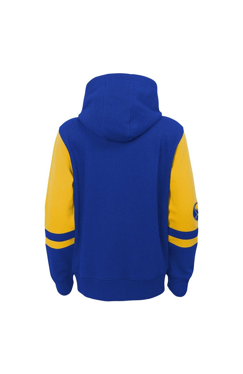 Outerstuff Youth Royal Buffalo Sabres Face-Off Full-Zip Hoodie, Alternate, color, 