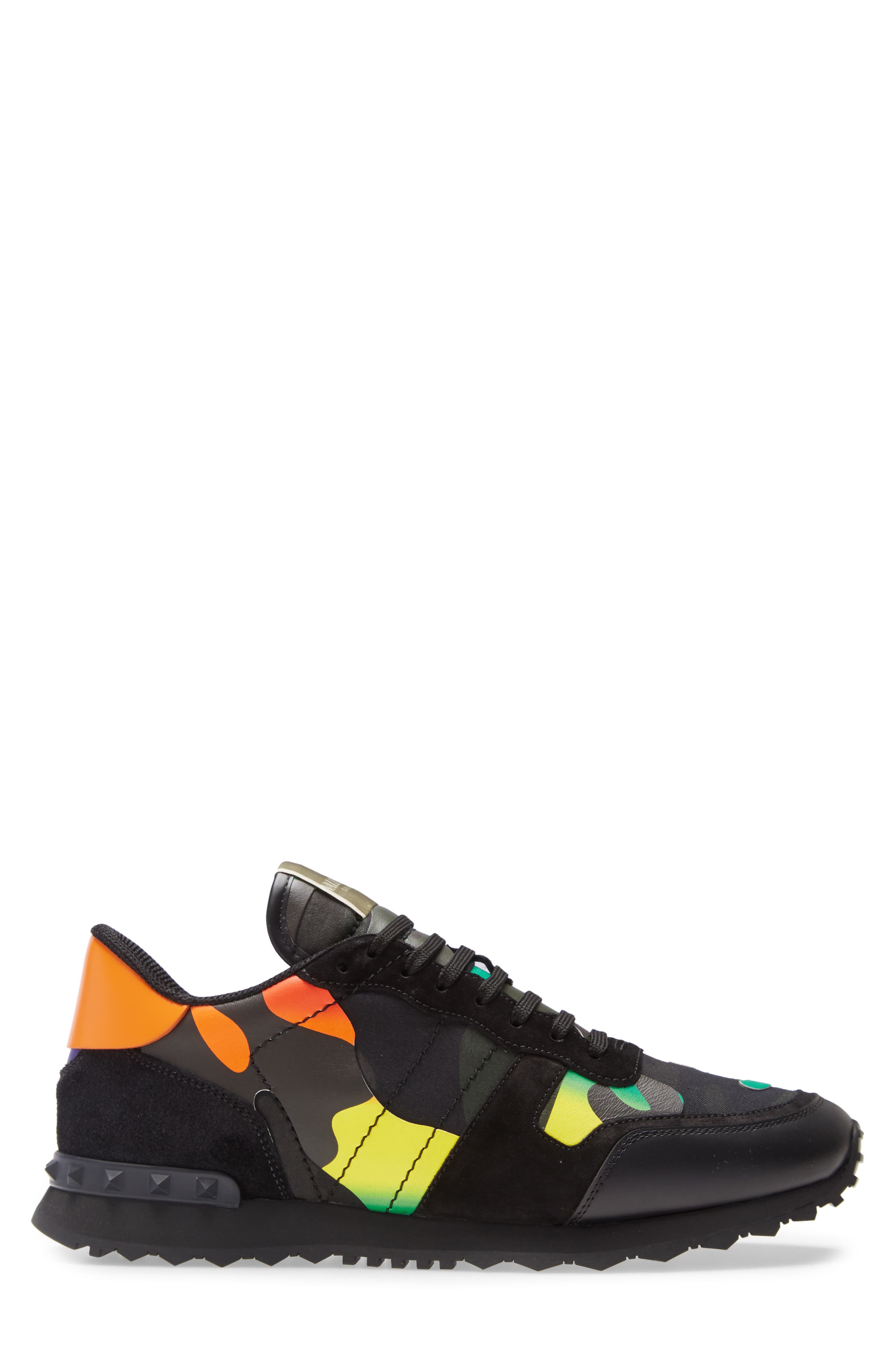 Valentino Garavani Camo Rockrunner Sneaker, Alternate, color, 