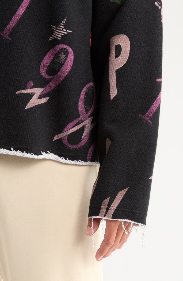 HONOR THE GIFT Collage Crewneck Graphic Sweatshirt, Alternate, color, 