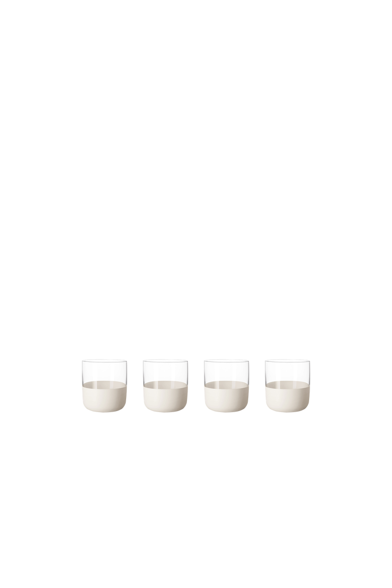 Manufacture Rock Blanc Shot Glass Set of 4, Main, color, White