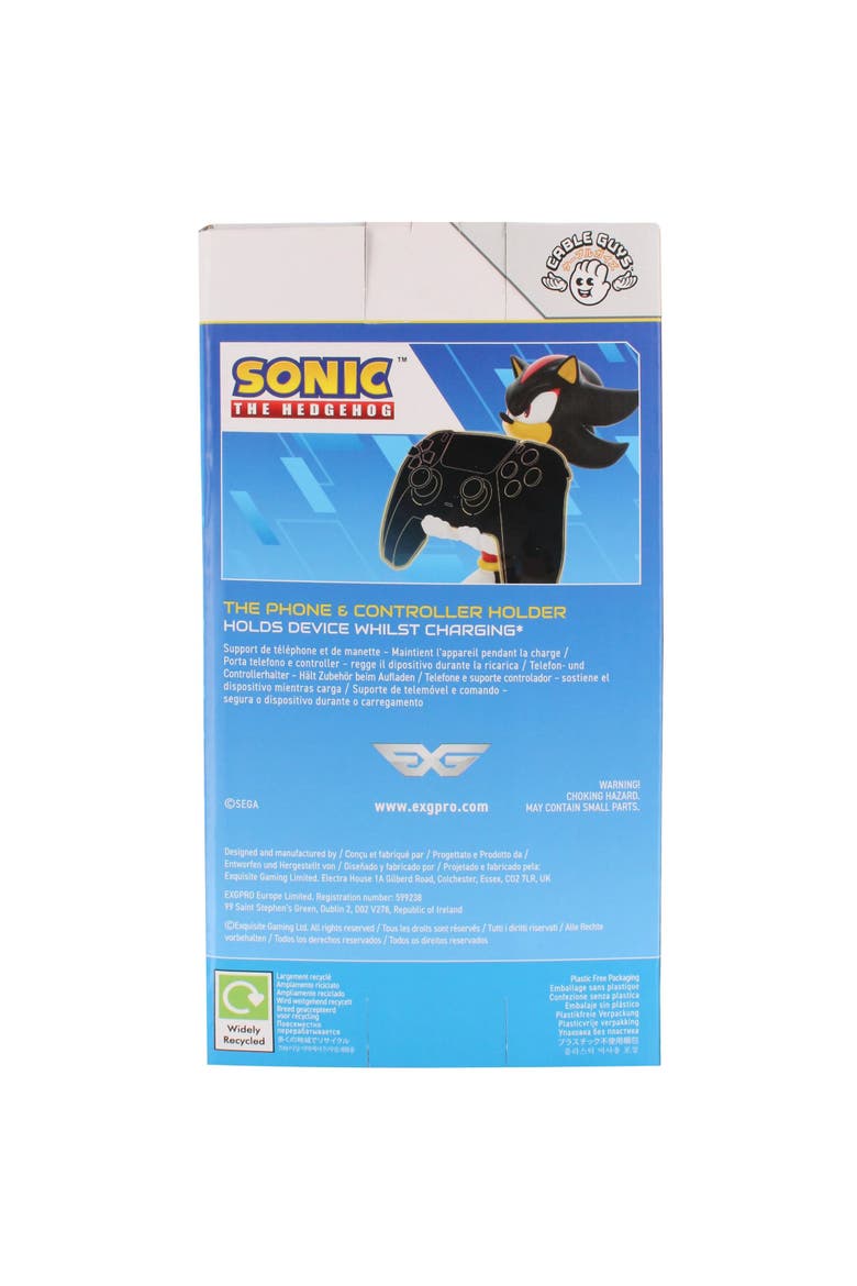 Cable Guy Phone/Controller Holder Sonic Shadow, Alternate, color, Multicolored