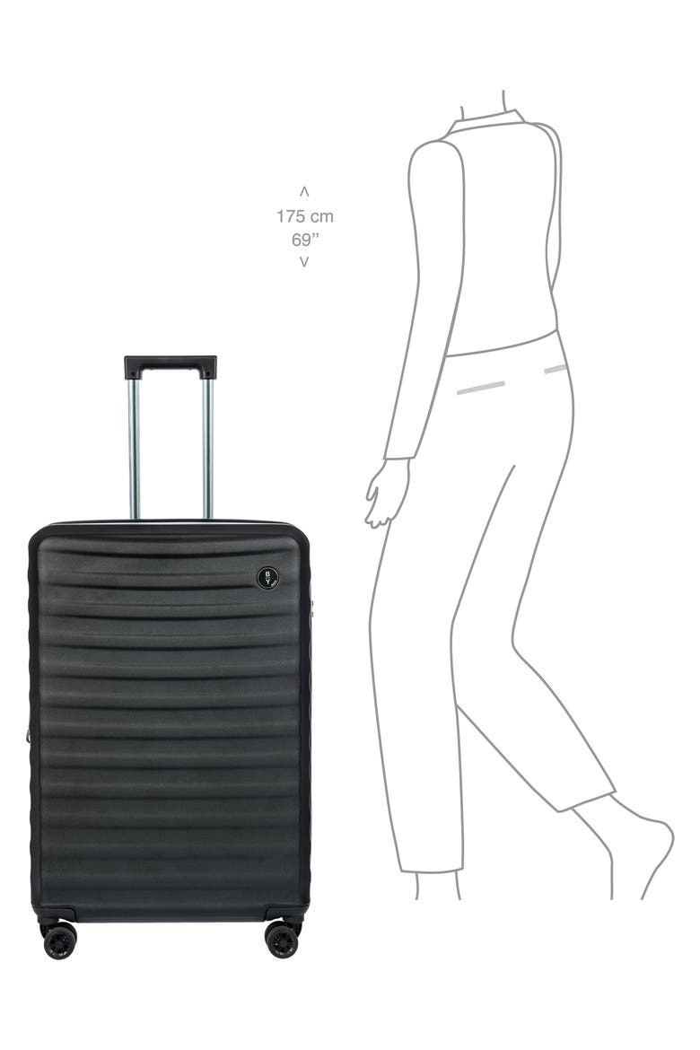 Nausicaa 30-Inch Expandable Hardshell Spinner Suitcase, Alternate, color, BLACK