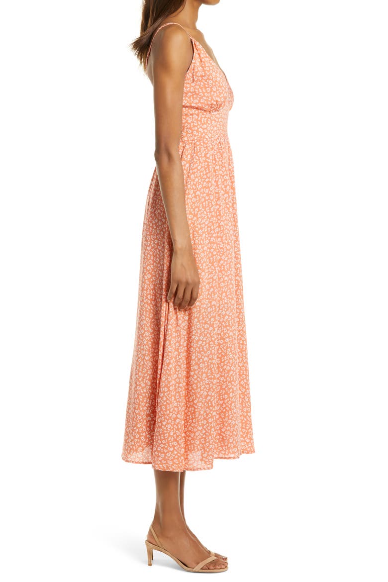 Kindred Spirit Floral Ditsy Sundress, Alternate, color, NECTAR