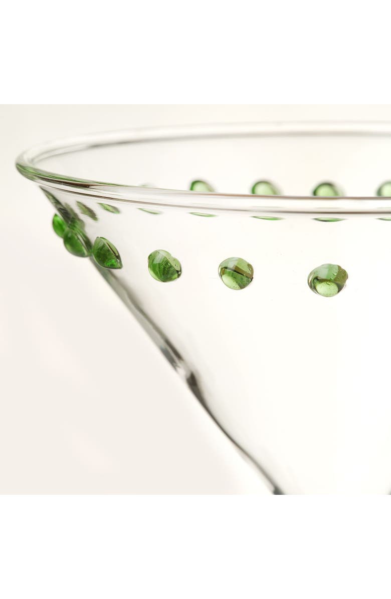 Zsa Zsa Zsu Henan Borosilicate Glass Martini Glass 6 Oz. Set Of 2, Alternate, color, Clear