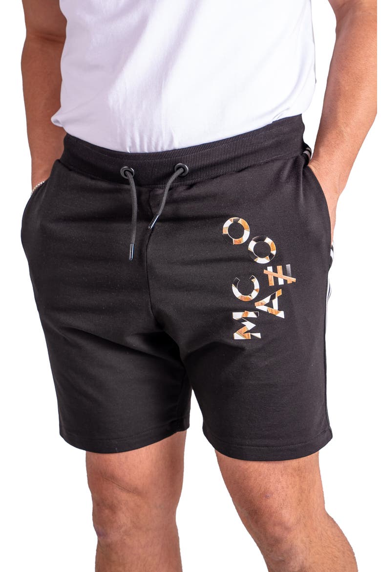 Resistanceemb Black Shorts, Alternate, color, BLACK