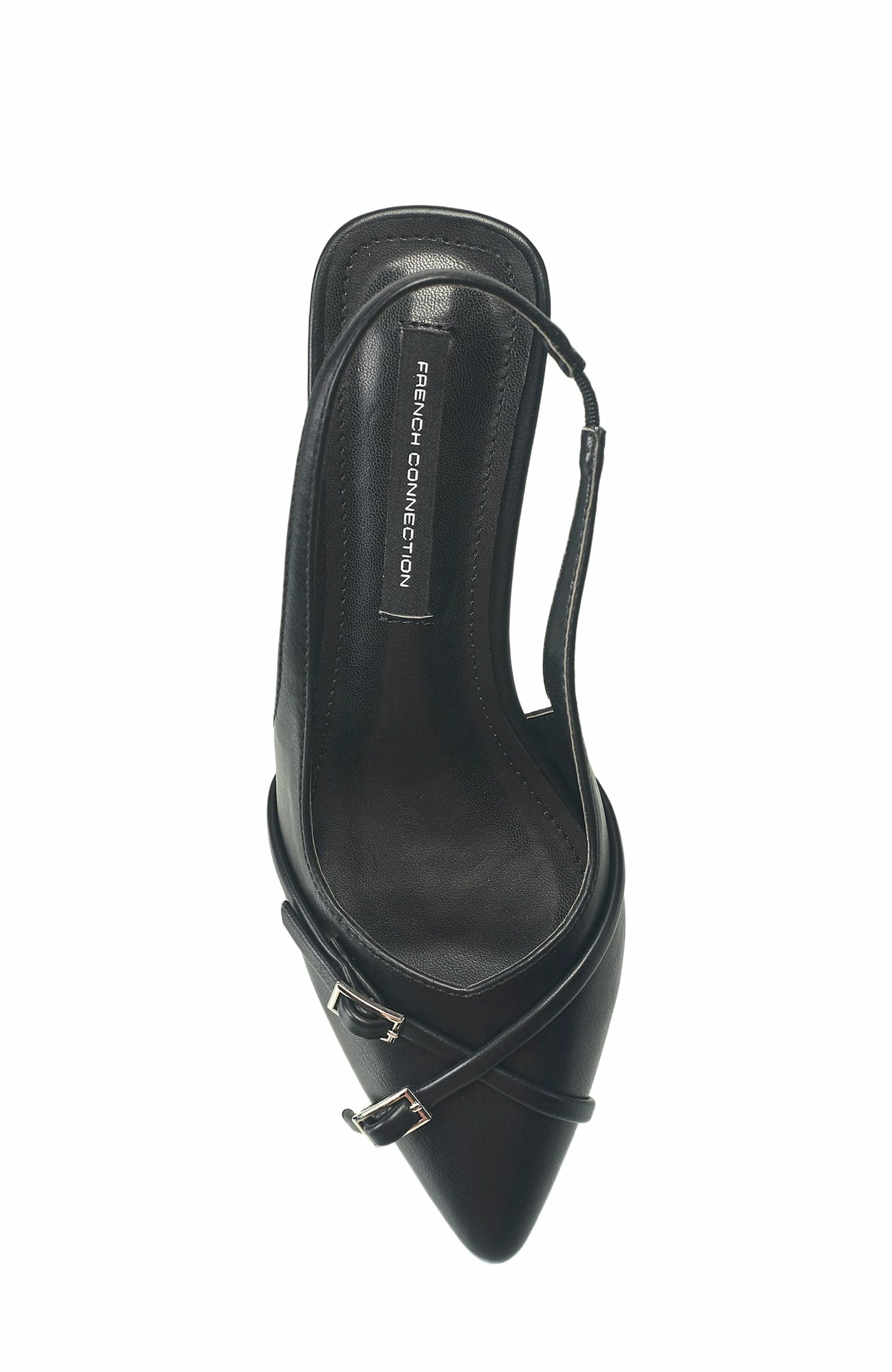 French Connection Buckles Slingback Kitten Heel, Alternate, color, 