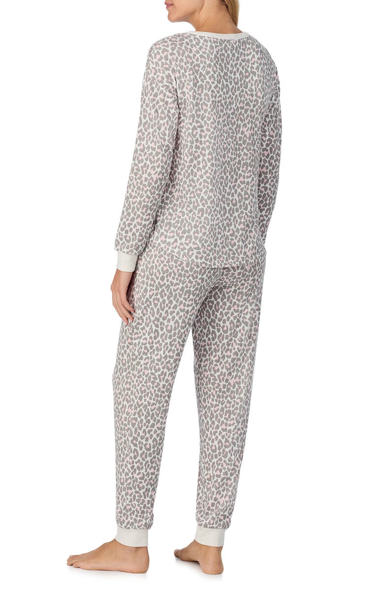Kate Spade New York print henley pajamas, Alternate, color, White