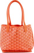 Pre-Owned Goyard Anjou Reversible Tote Coated Canvas Mini