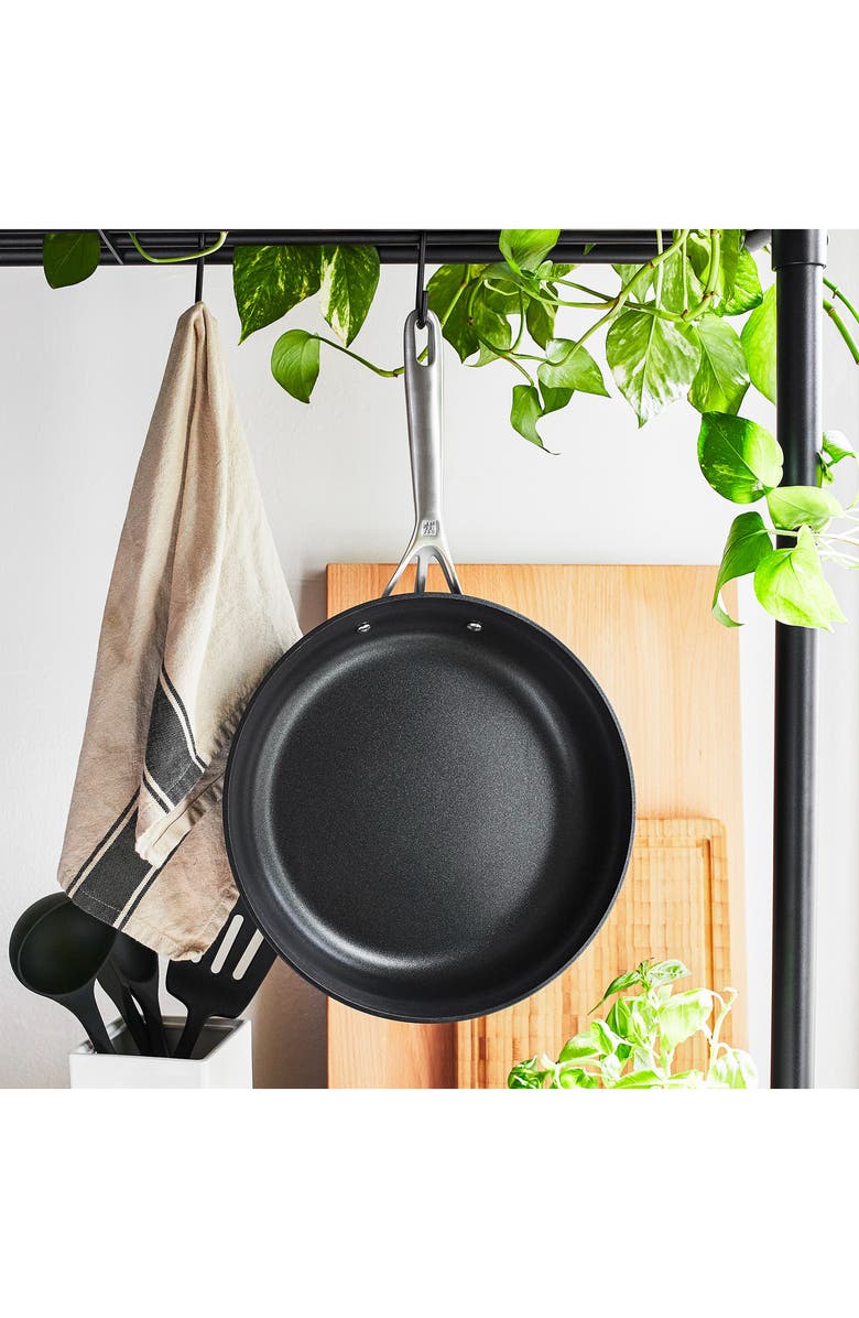 ZWILLING Motion Hard Anodized Nonstick 12-Inch Fry Pan, Alternate, color, Matte Black