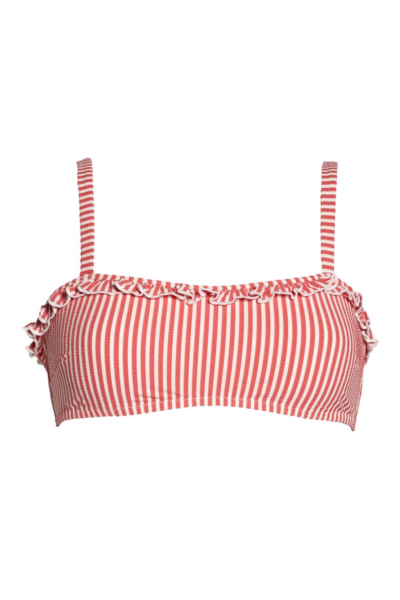 The Leslie Bikini Top, Alternate, color, RED