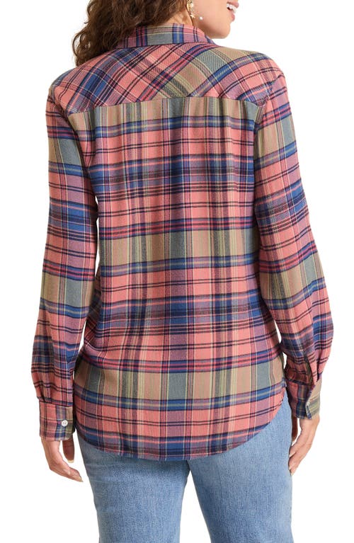Tommy Bahama Ruby Shores Plaid Shirt In Pink
