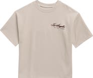 DENIM AND FLOWER Kids' Los Angeles Embroidered T-Shirt