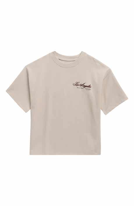 DENIM AND FLOWER Kids' Los Angeles Embroidered T-Shirt