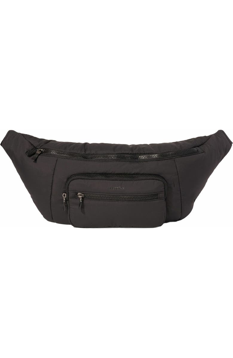BAGGALLINI Oslo Sling Bag, Main, color, Black Puff