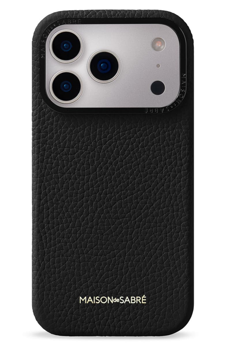 MAISON de SABRÉ Leather Phone Case, Main, color, 