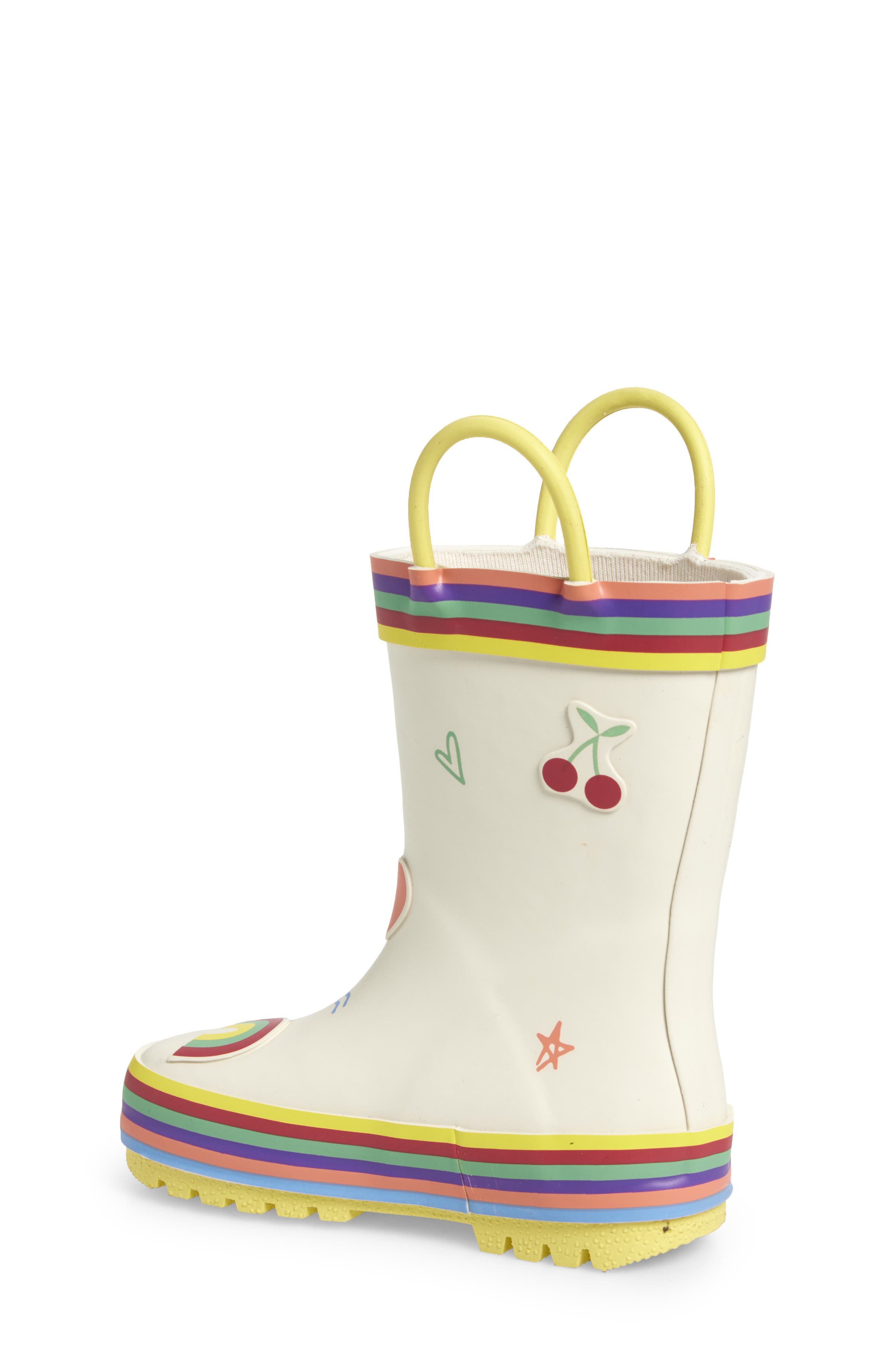 Tucker + Tate Kids' Rainey Rain Boot, Alternate, color, Ivory Multi