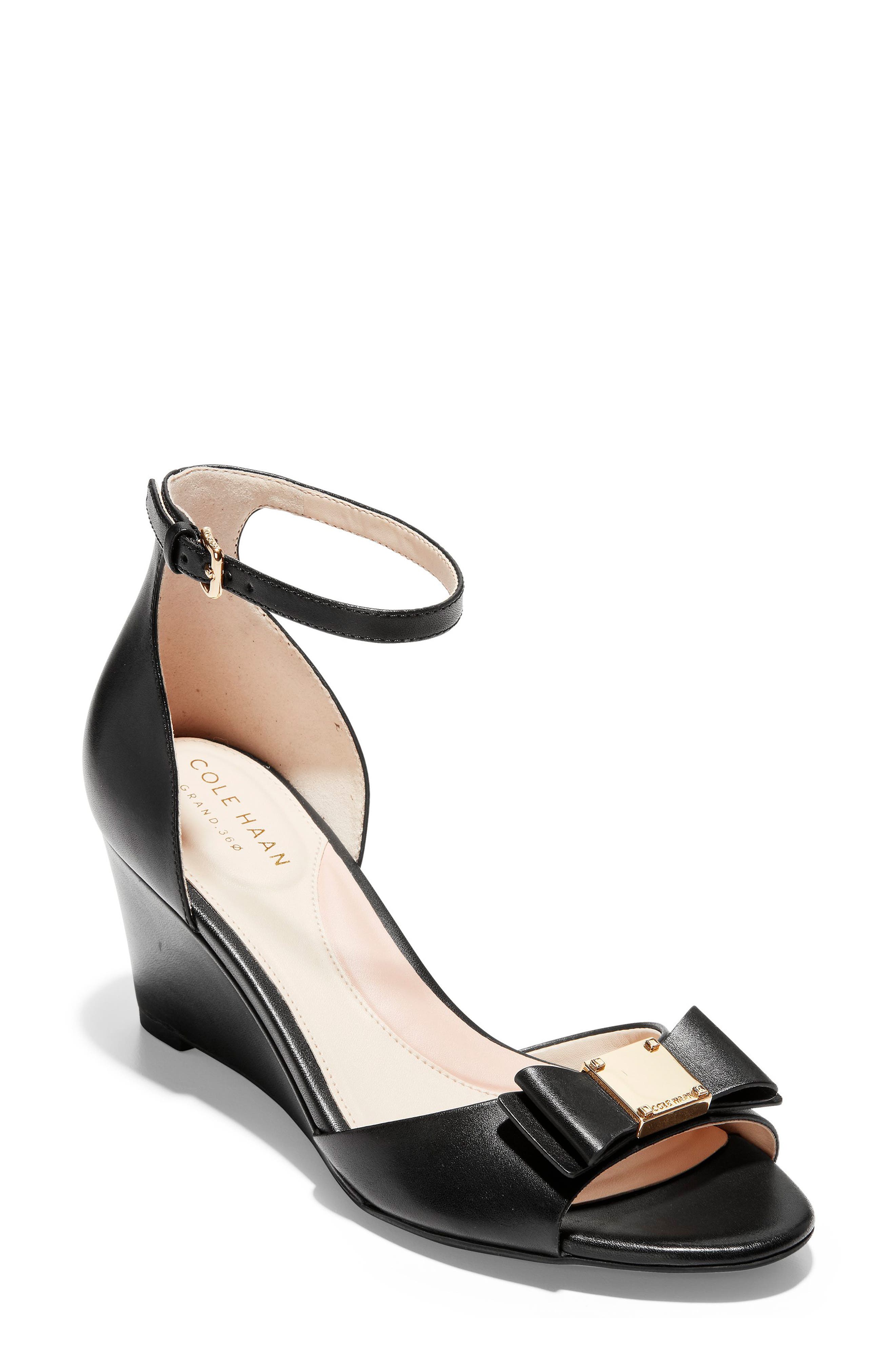 Cole Haan Tali Bow Wedge Sandal, Main, color, 