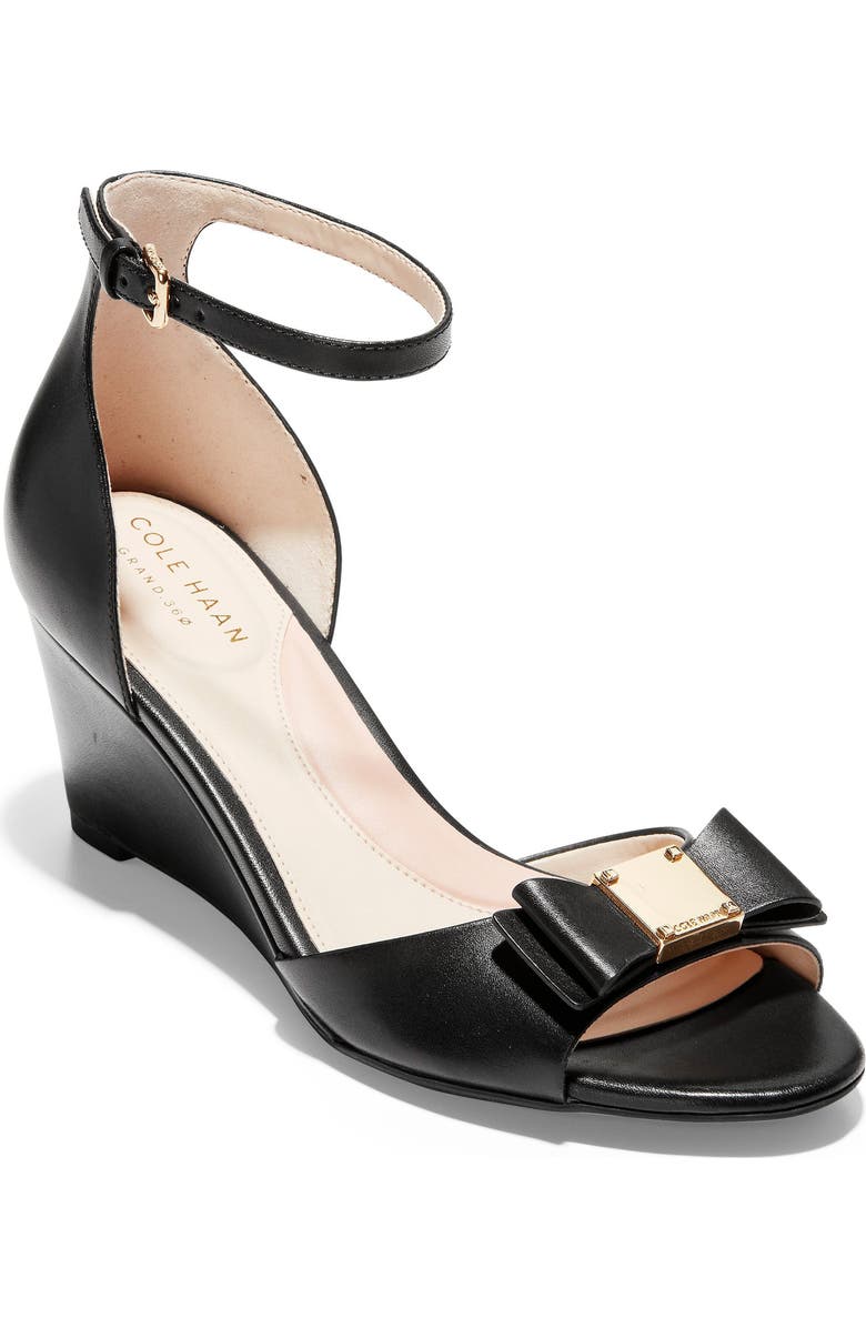 Cole Haan Tali Bow Wedge Sandal, Main, color,