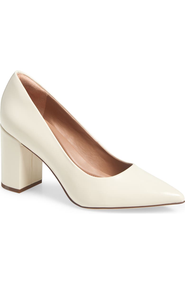 Nordstrom Poppy Pointed Toe Pump, Main, color, Ivory Vanilla