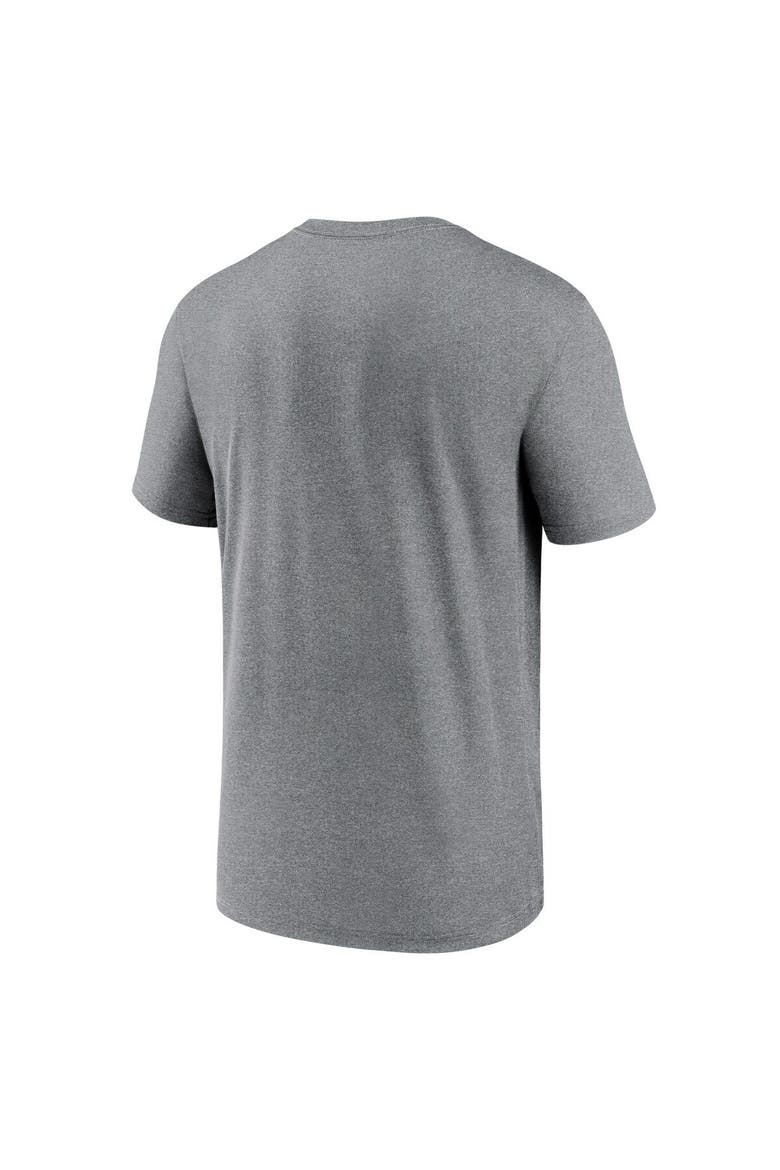 Men's Nike Heather Gray New York Giants Legend Team Shoutout Performance T-Shirt, Alternate, color, Heather Gray