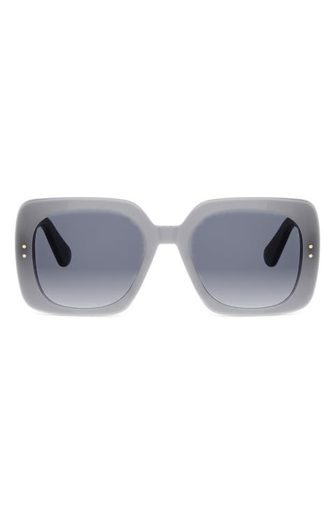 DiorOblique S1I 54mm Gradient Square Sunglasses