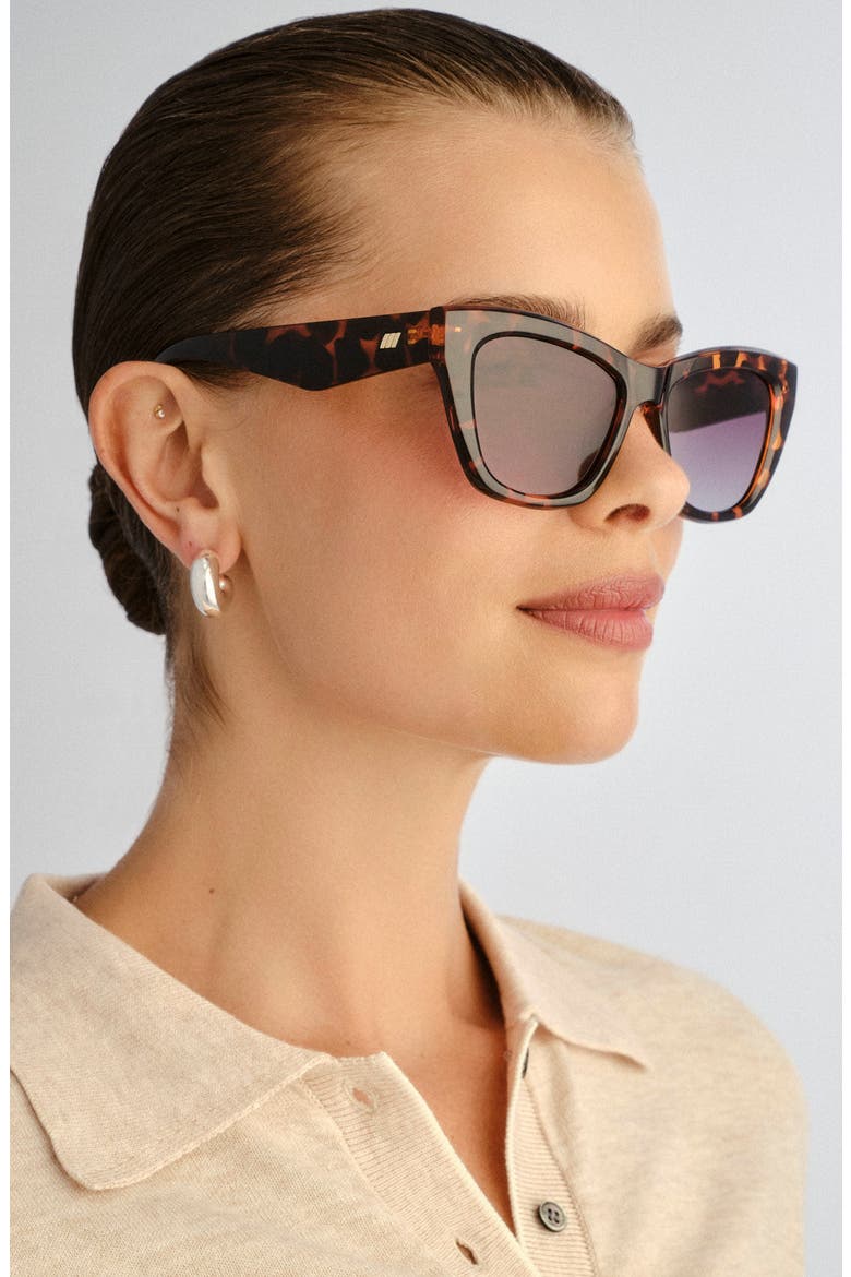 Lumen Cat Eye Sunglasses, Alternate, color, TORTOISE