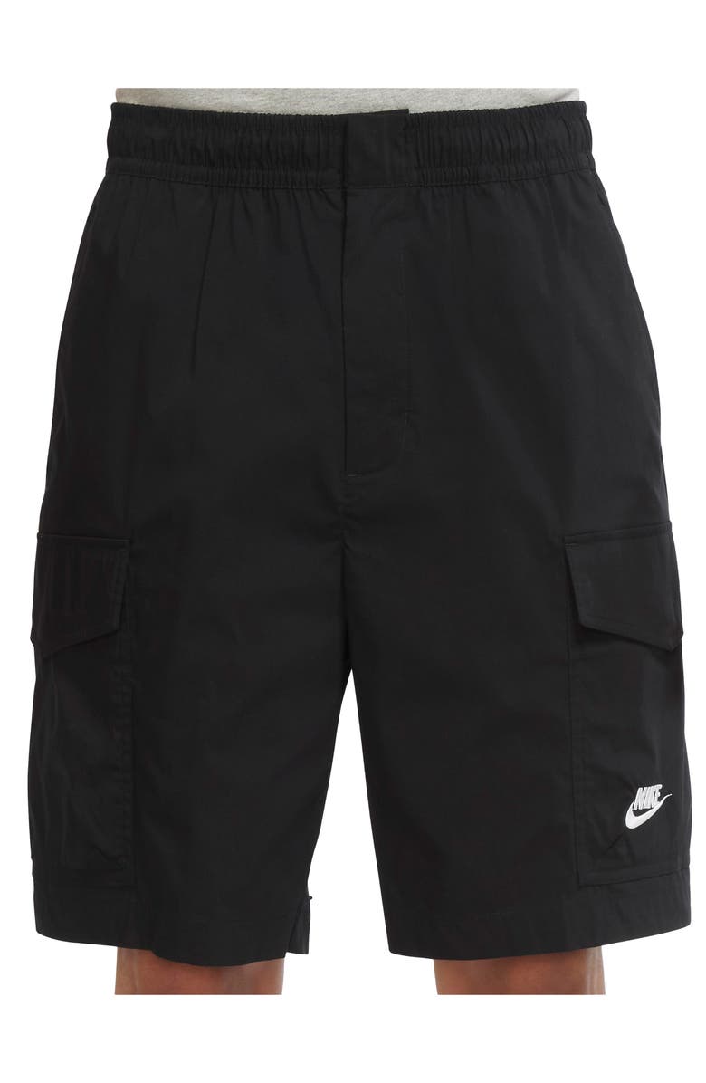 Nike Sportswear Cotton Blend Utility Shorts, Main, color,