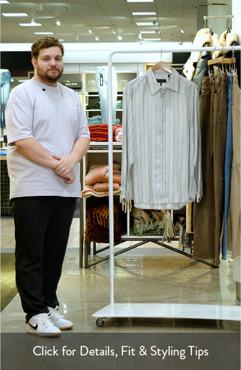 Matthew Stripe Button-Up Shirt, sales video thumbnail