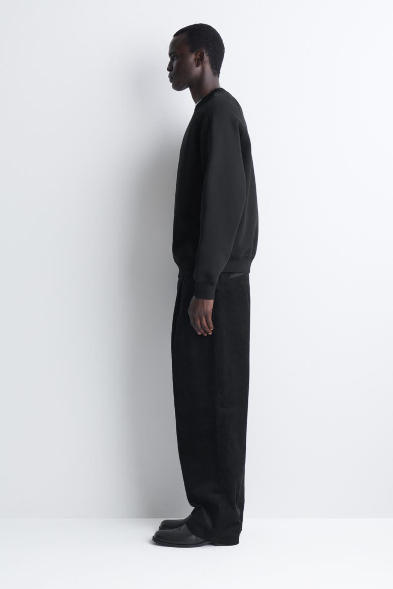Relaxed Sweatshirt, Alternate, color, BLACK