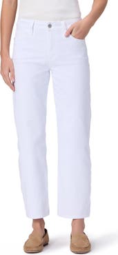 PAIGE Mason Mid Rise Ankle Straight Leg Jeans