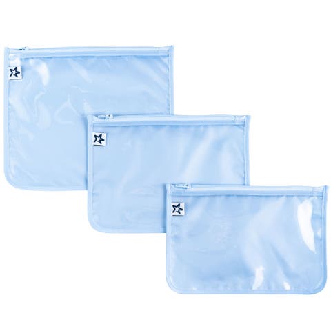 Airline Compliant Toiletry/Cosmetics Travel Bags, 3-Pack