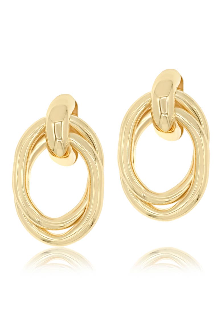 Twisted Oval Drop Earrings, Alternate, color, GOLD