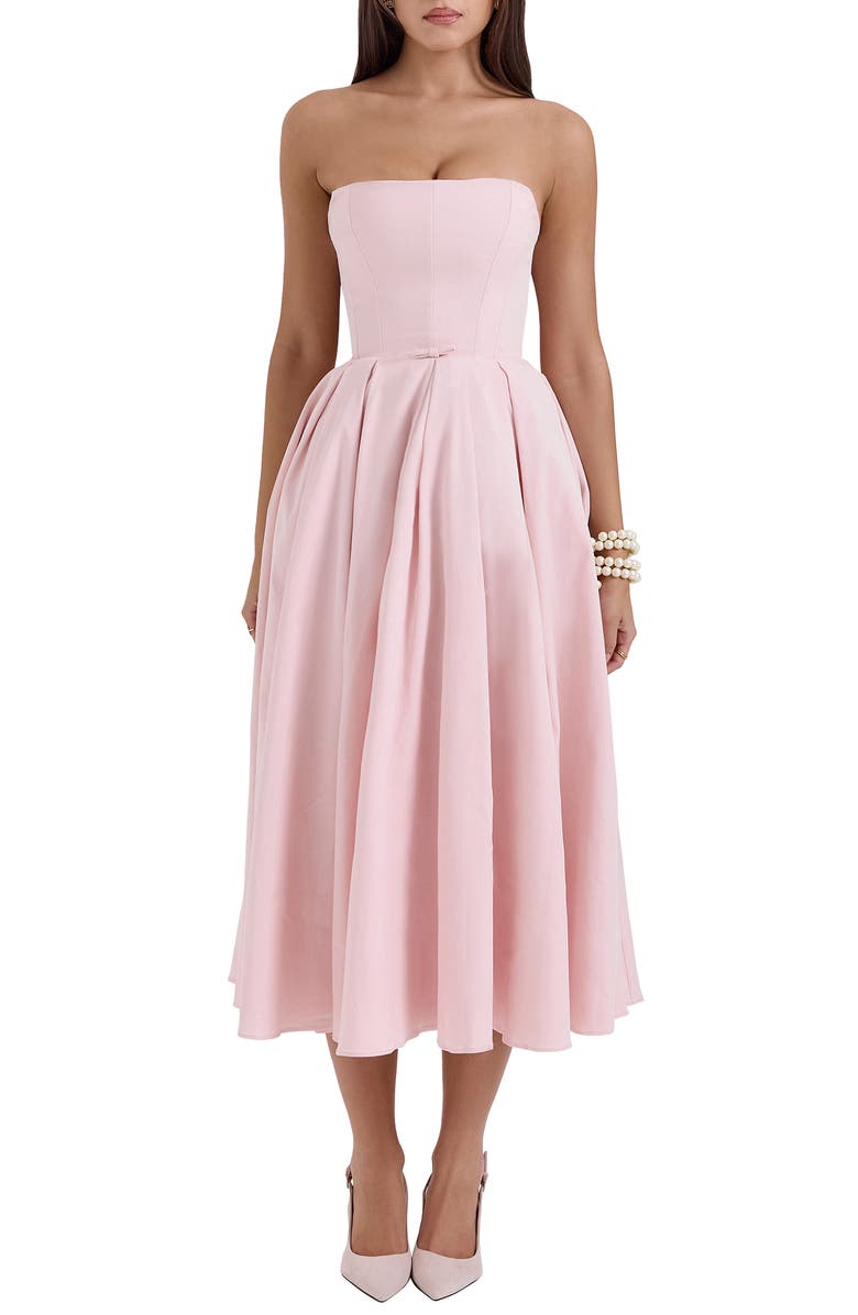 Audrey Strapless Fit & Flare Dress