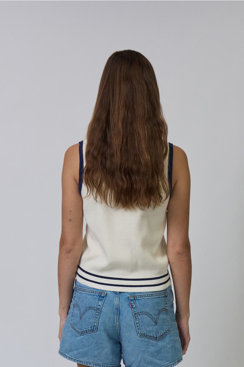 Allie Sleeveless Collared Zip Up, Alternate, color, IVORY