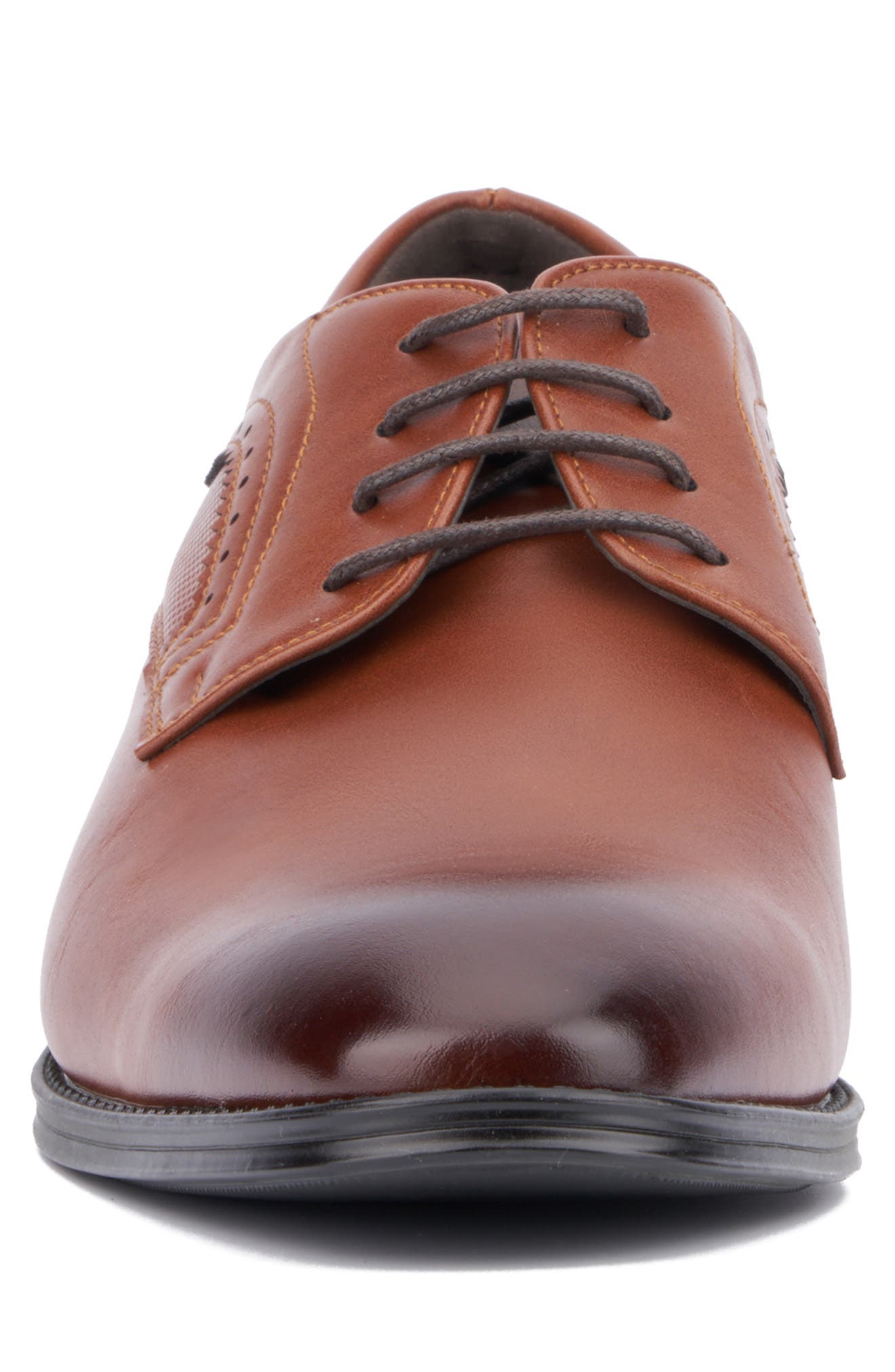 XRAY Fletcher Plain Toe Derby, Alternate, color, Cognac