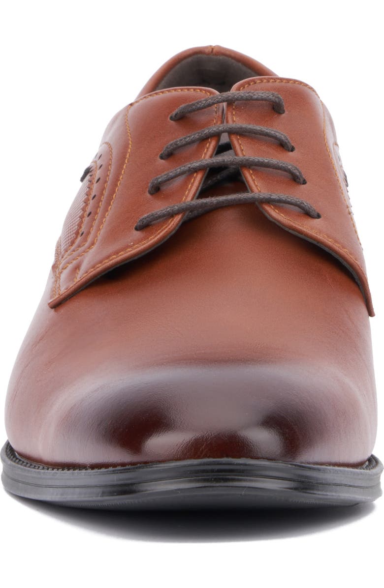 XRAY Fletcher Plain Toe Derby, Alternate, color, Cognac