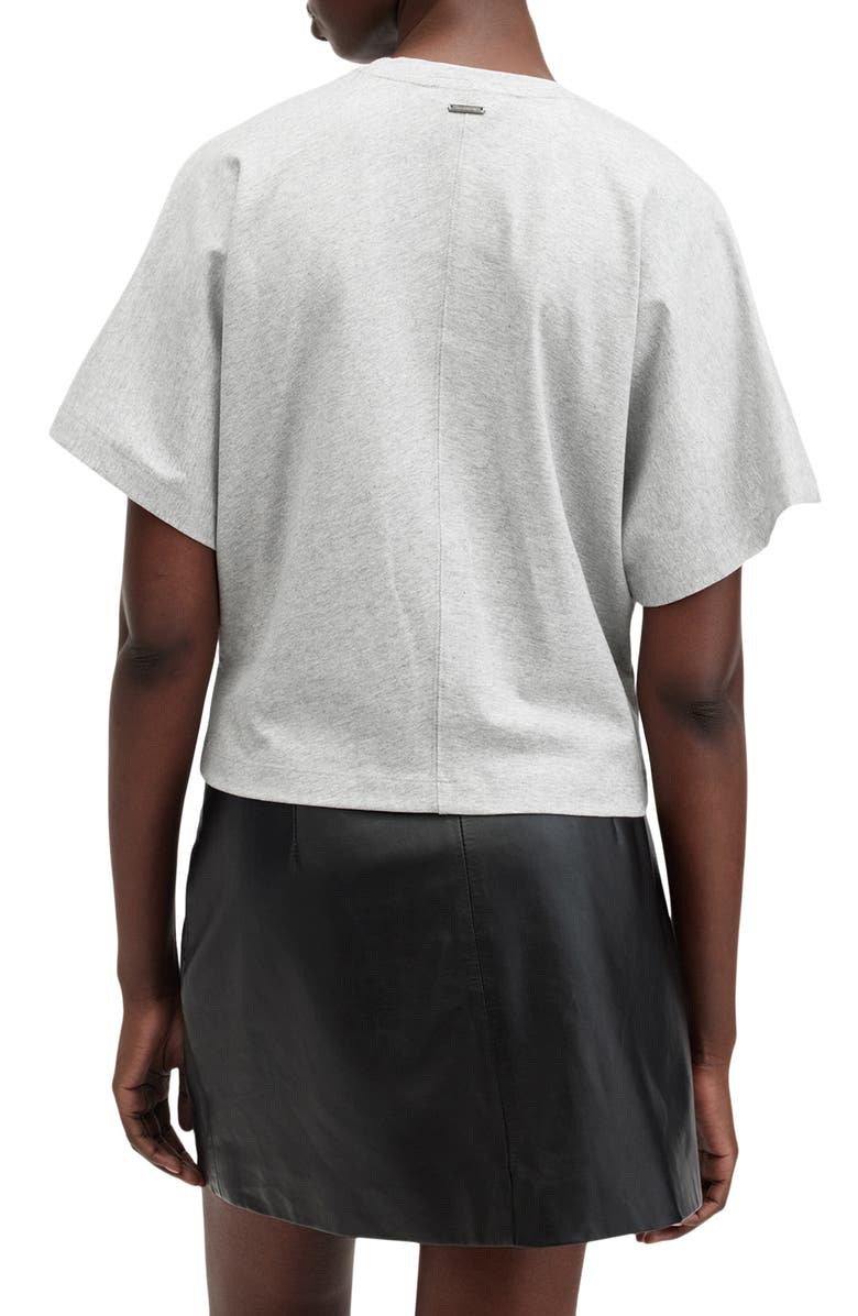 AllSaints Artia Dolman Sleeve Cotton T-Shirt, Alternate, color, Grey Marl