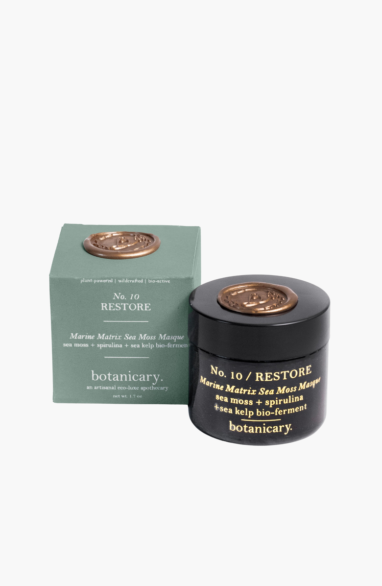 botanicary No. 10 RESTORE Marine Matrix Sea Moss Masque, Alternate, color, Black