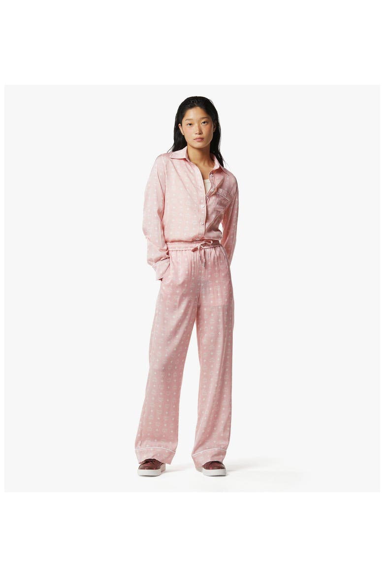 Silk Pajama Pants, Alternate, color, Soft Pink