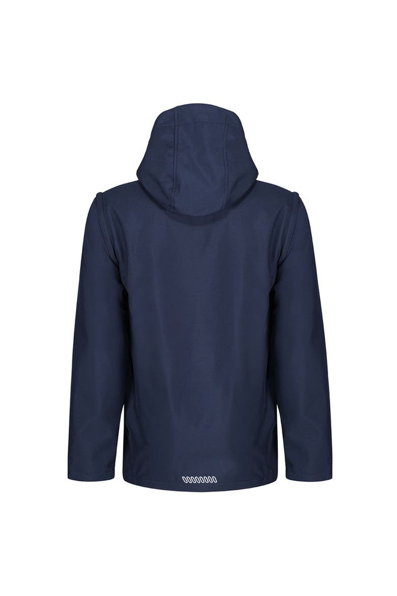 Erasmus 4 In 1 Soft Shell Jacket, Alternate, color, Navy