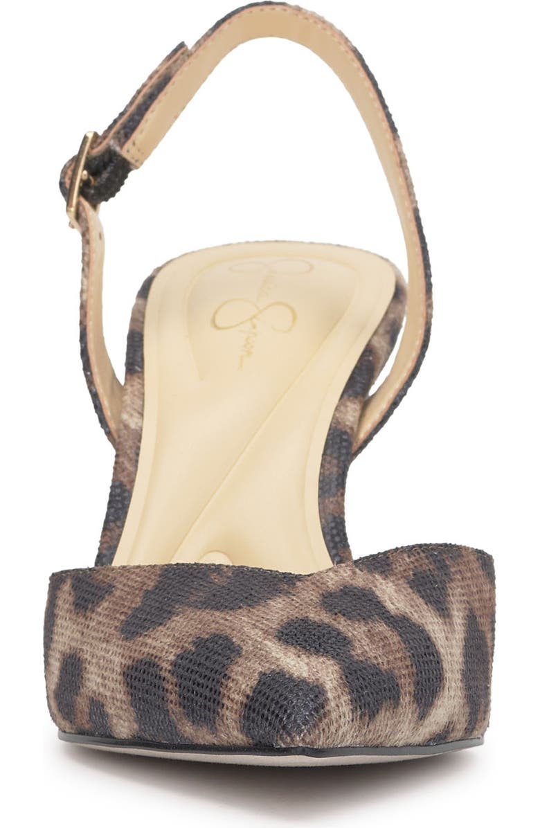 Jessica Simpson Fyvera Slingback Pump, Alternate, color, Safari Combo