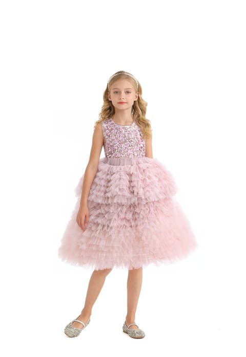 Sparkle Tiered Tulle Dress