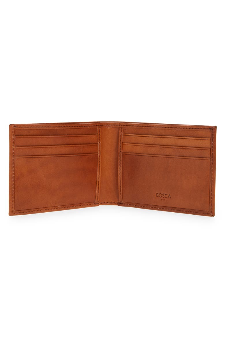 Old Leather Bifold Wallet, Alternate, color, SADDLE