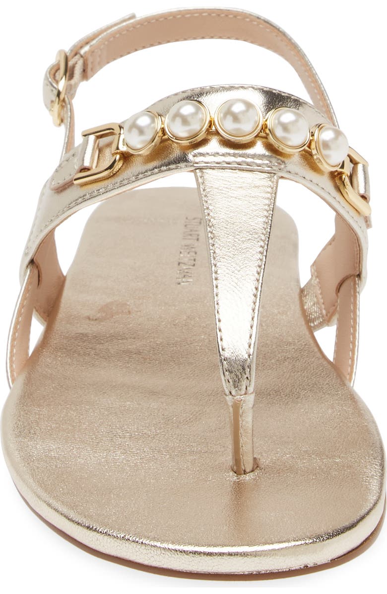 Stuart Weitzman Pearla T-Strap Slingback Sandal, Alternate, color,