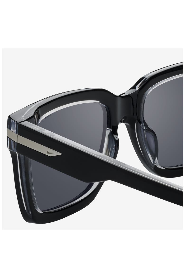 Crescent I 54mm Rectangular Sunglasses, Alternate, color, BLACK / GREY