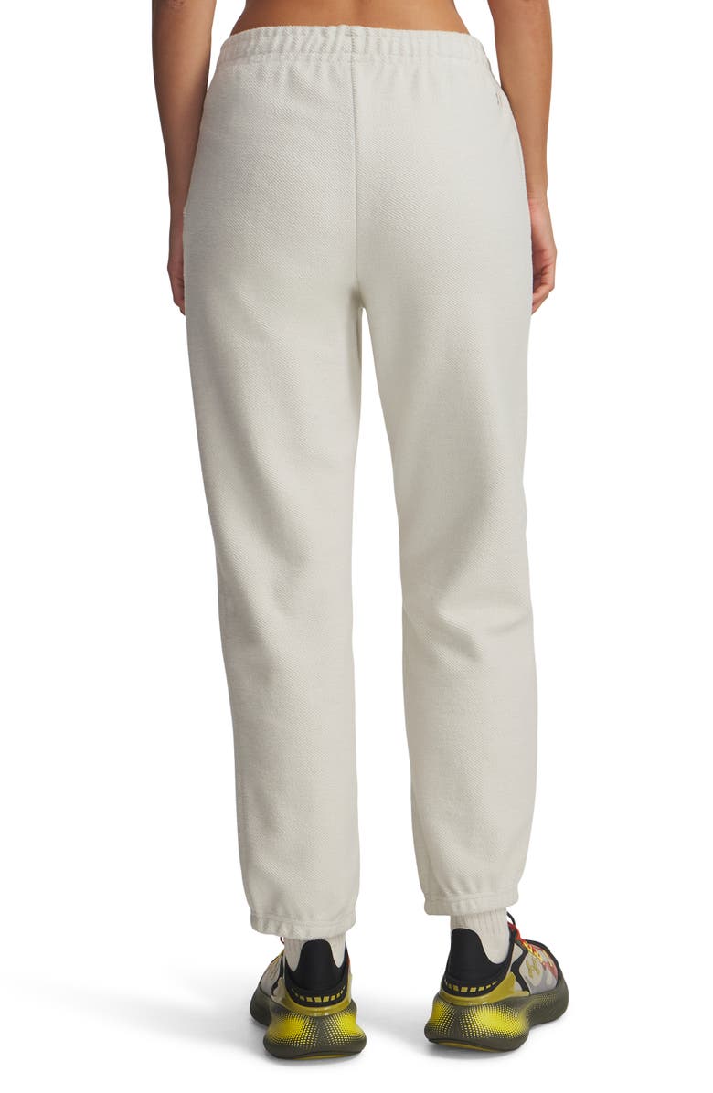 Under Armour Icon Terry Varsity Joggers, Alternate, color, Summit White / / Summit White