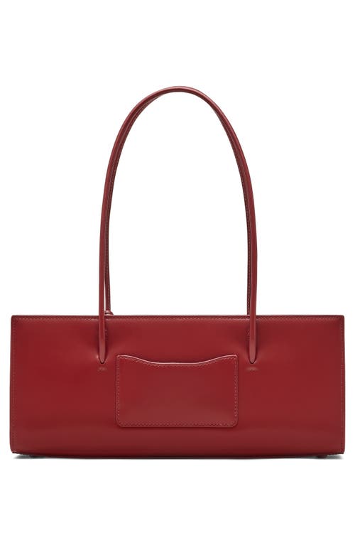 Marc Jacobs The Mirror Leather Satchel In Red