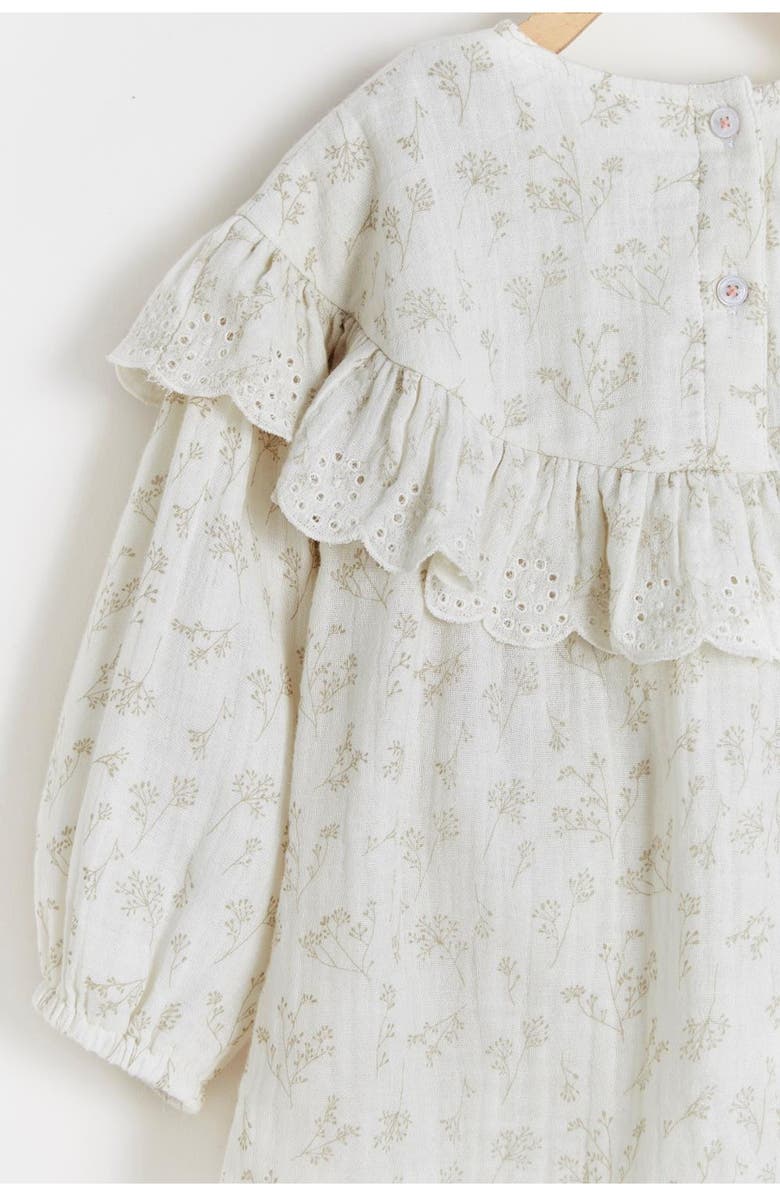 Babycottons Emily Long Sleeve Blouse for Little Kid, Alternate, color, Off White